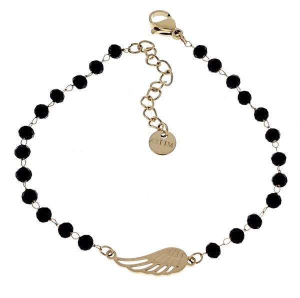 BRACELET GOLD CELEBRITY NEREZOVÁ OCEL