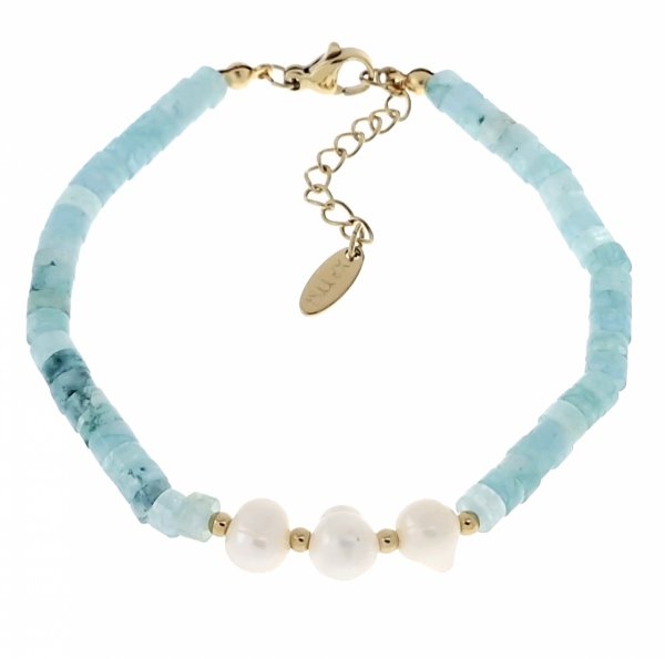 BRACELET GOLD CELEBRITY NEREZOVÁ OCEL