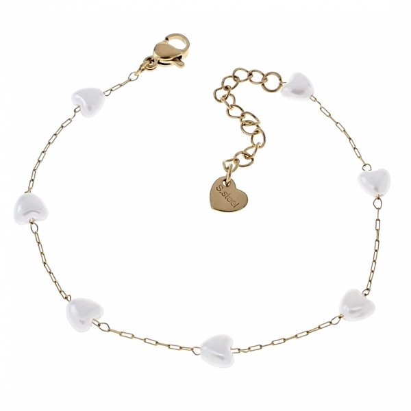 BRACELET GOLD CELEBRITY NEREZOVÁ OCEL