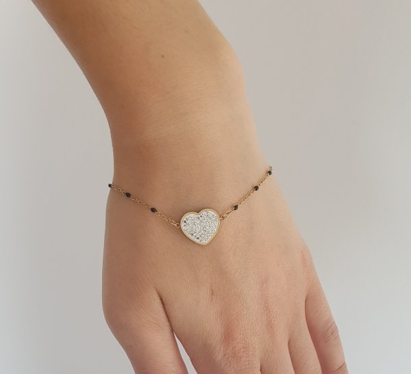 ARMBAND GOLD CELEBRITY EDELSTAHL