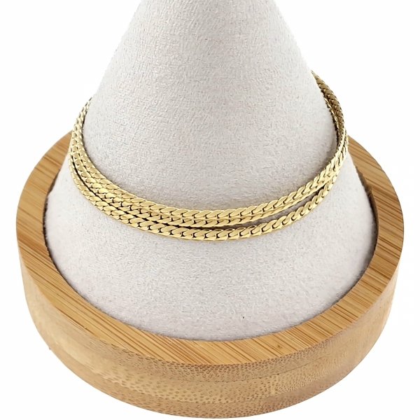 ARMBAND GOLD CELEBRITY EDELSTAHL
