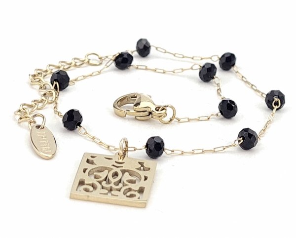 ARMBAND GOLD CELEBRITY EDELSTAHL