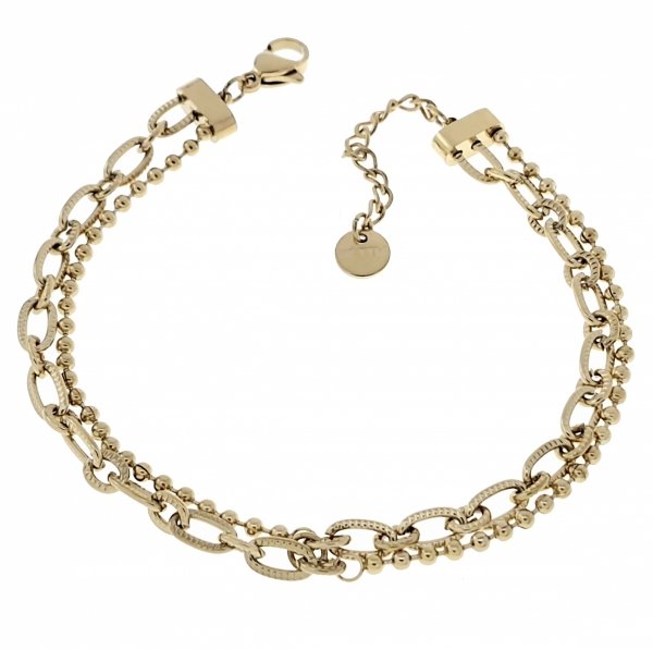 ARMBAND GOLD CELEBRITY EDELSTAHL