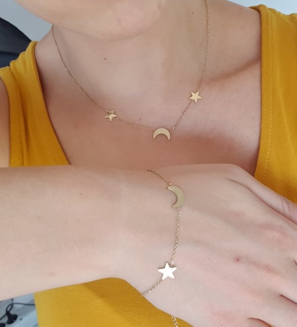 GOLDENE KETTENFESTIGKEITS-HALSKETTE EDELSTAHL