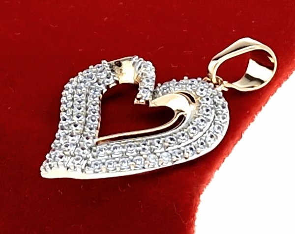 Goldanhänger 18 Karat glänzendes Xuping