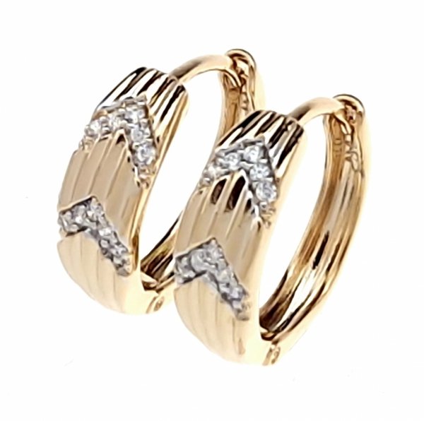 exklusive swarovski vergoldete ohrringe