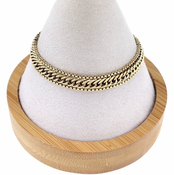 ARMBAND GOLD CELEBRITY EDELSTAHL