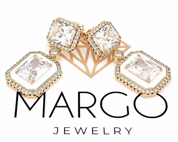 exklusive swarovski vergoldete ohrringe