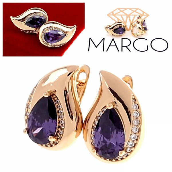 exklusive swarovski vergoldete ohrringe
