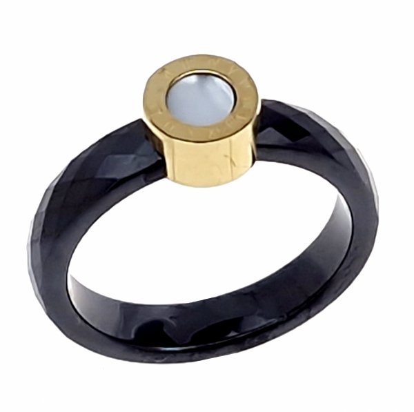 Ring 19,00 mm, goldener Edelstahl