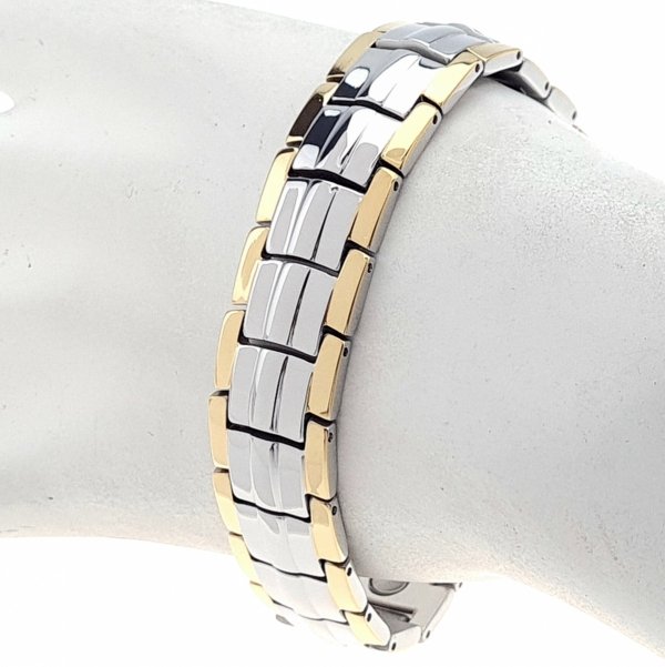 ARMBAND GOLD CELEBRITY EDELSTAHL
