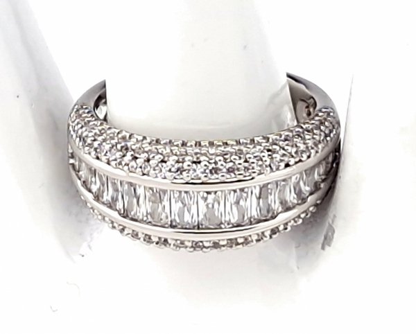 Goldring 18,60 mm. vergoldete Verlobung Xuping