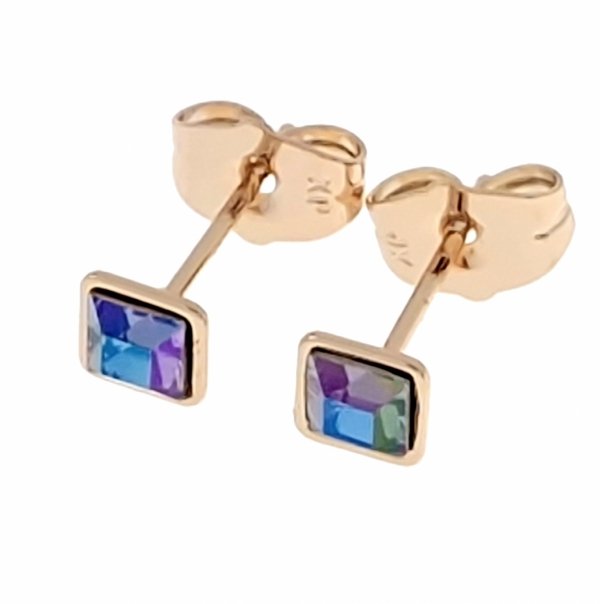exklusive swarovski vergoldete ohrringe