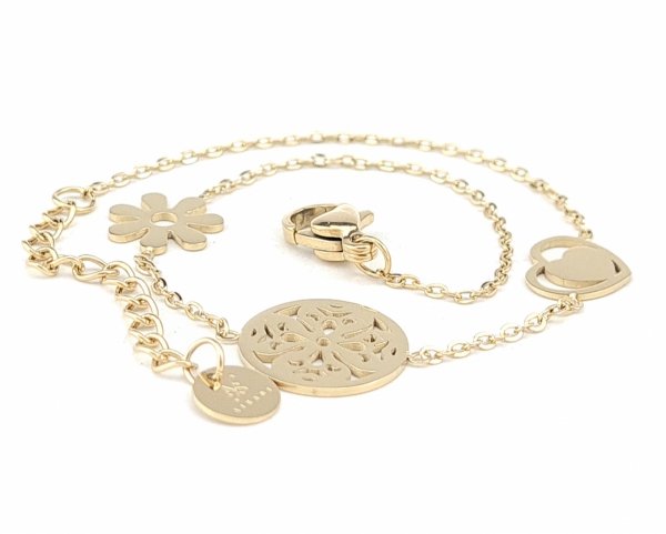 ARMBAND GOLD CELEBRITY EDELSTAHL