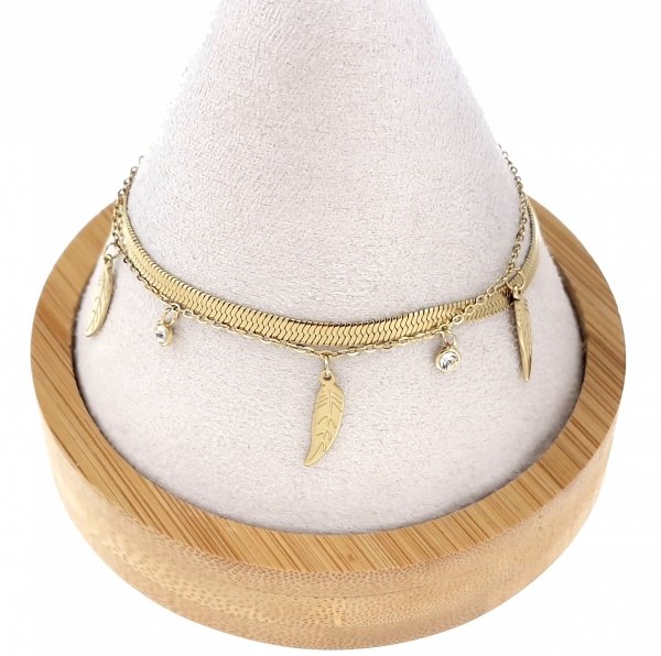 ARMBAND GOLD CELEBRITY EDELSTAHL