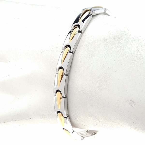 ARMBAND GOLD CELEBRITY EDELSTAHL