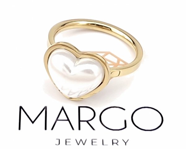 Ring 19,00 mm, goldener Edelstahl