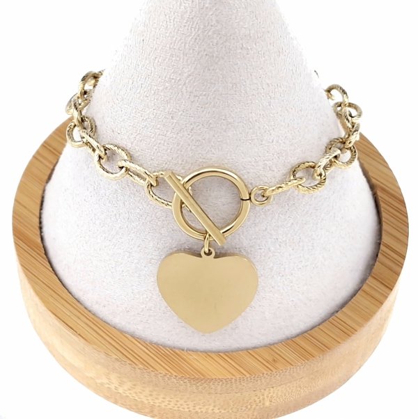 ARMBAND GOLD CELEBRITY EDELSTAHL