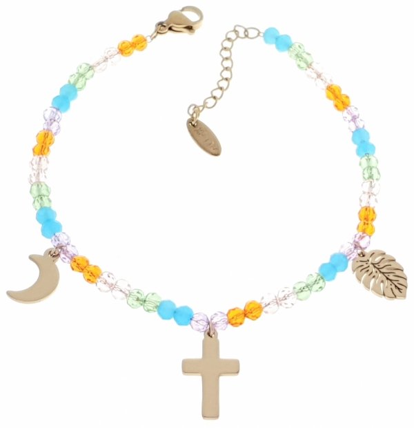 ARMBAND GOLD CELEBRITY EDELSTAHL