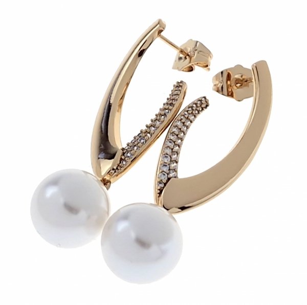 exklusive swarovski vergoldete ohrringe