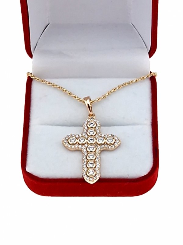 Goldanhänger 18 Karat glänzendes Xuping