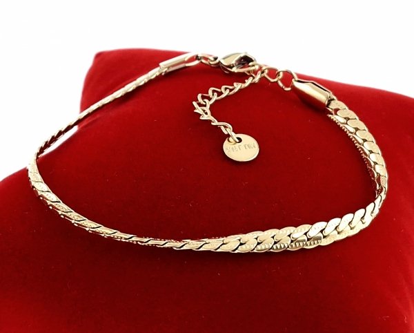 ARMBAND GOLD CELEBRITY EDELSTAHL