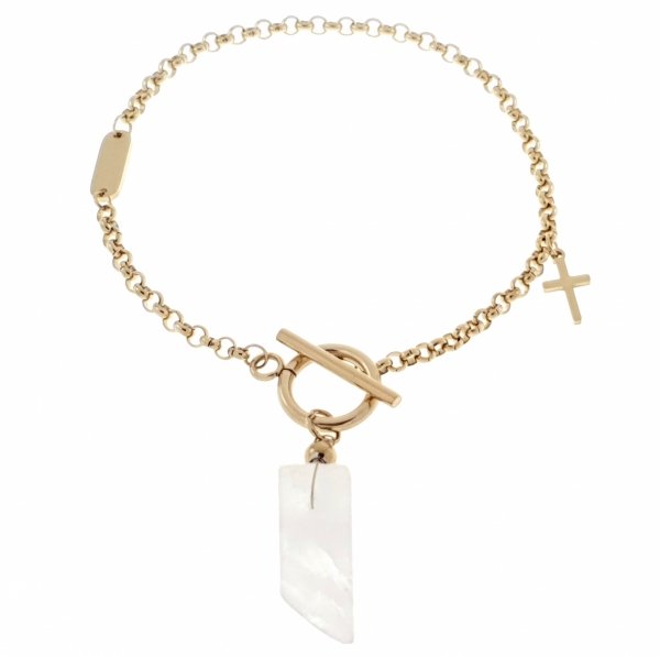 ARMBAND GOLD CELEBRITY EDELSTAHL