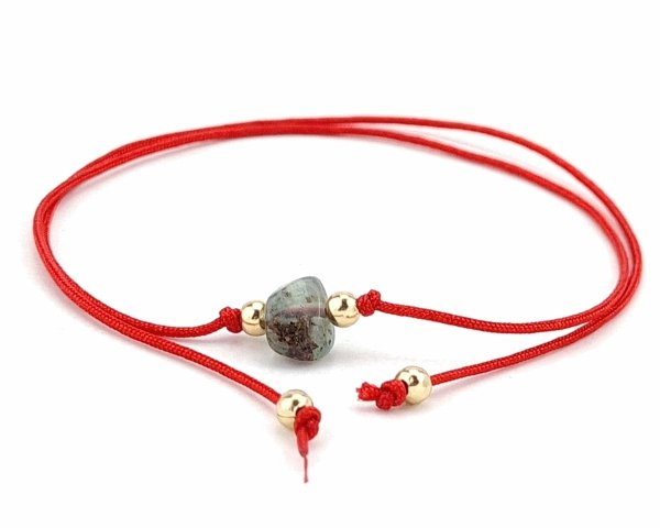 GOLDENES ARMBAND MIT EDELSTAHL