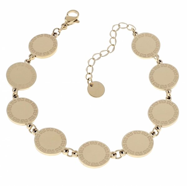 ARMBAND GOLD CELEBRITY EDELSTAHL