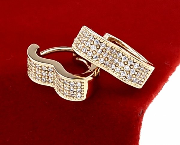 exklusive swarovski vergoldete ohrringe