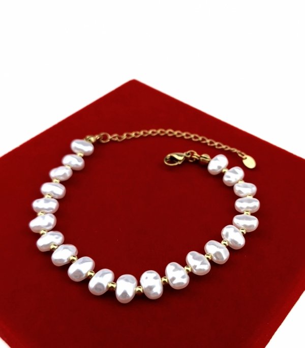 ARMBAND GOLD CELEBRITY EDELSTAHL