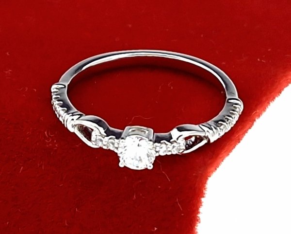 Goldring 18,60 mm. vergoldete Verlobung Xuping
