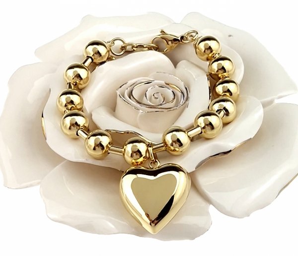 ARMBAND GOLD CELEBRITY EDELSTAHL