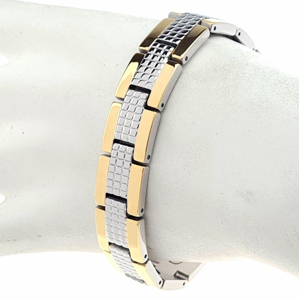 ARMBAND GOLD CELEBRITY EDELSTAHL