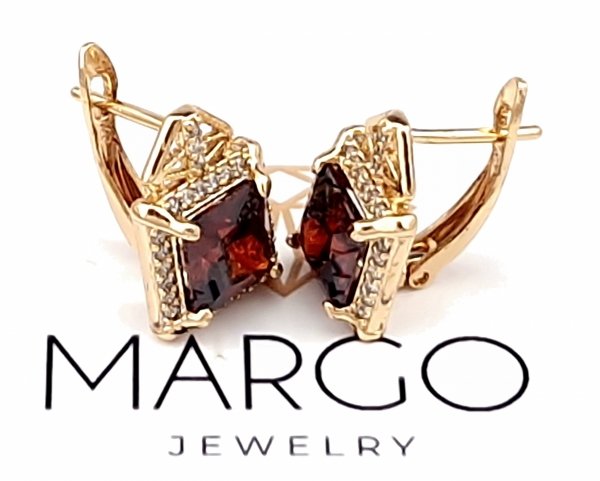 exklusive swarovski vergoldete ohrringe