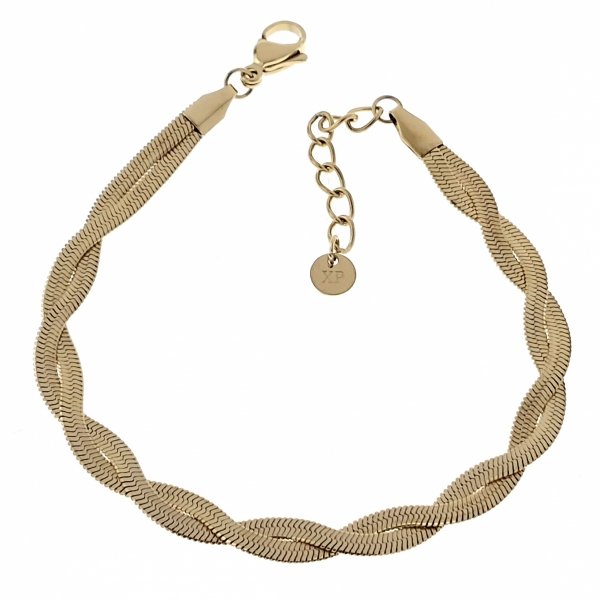 ARMBAND GOLD CELEBRITY EDELSTAHL