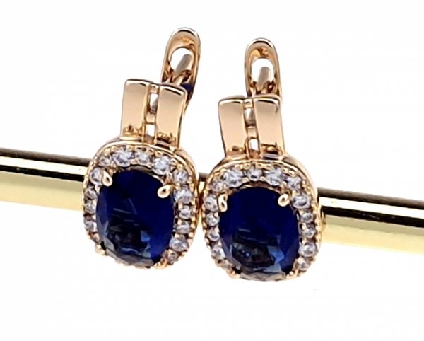 exklusive swarovski vergoldete ohrringe