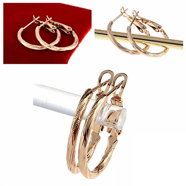 exklusive swarovski vergoldete ohrringe