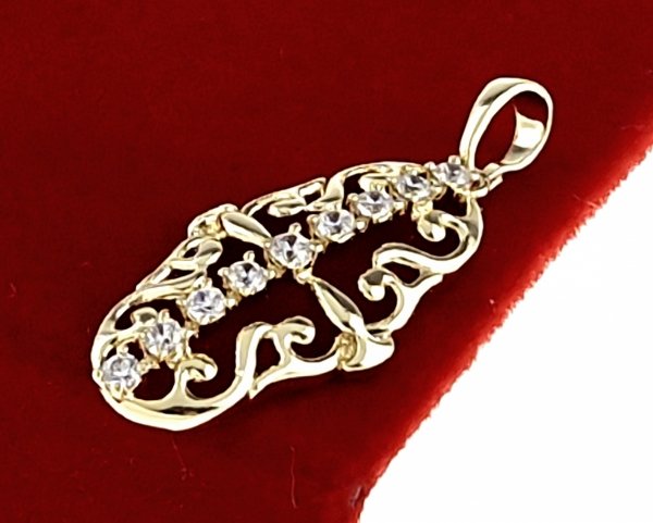 Goldanhänger 18 Karat glänzendes Xuping