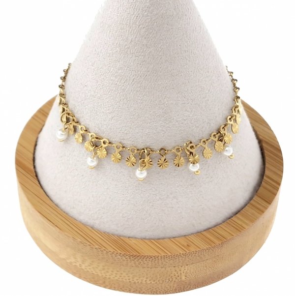 ARMBAND GOLD CELEBRITY EDELSTAHL