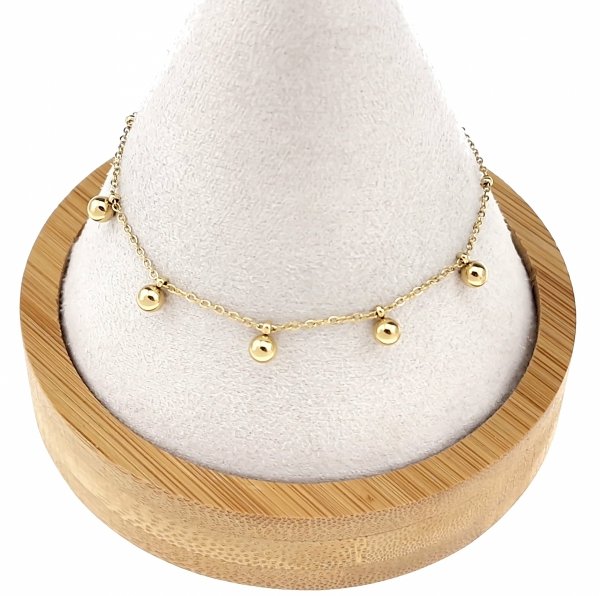 ARMBAND GOLD CELEBRITY EDELSTAHL