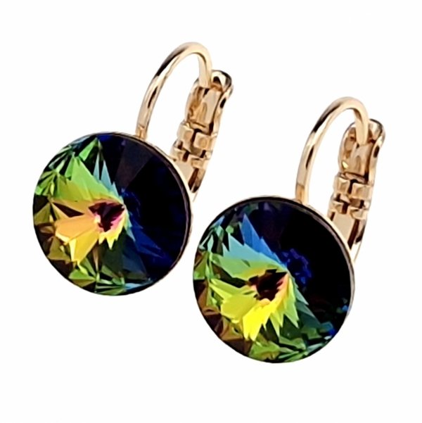 exklusive swarovski vergoldete ohrringe