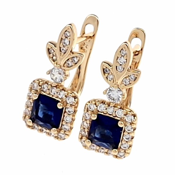 exklusive swarovski vergoldete ohrringe