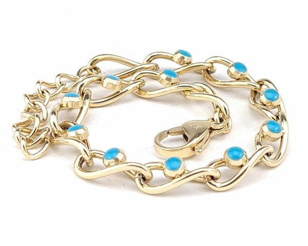 ARMBAND GOLD CELEBRITY EDELSTAHL