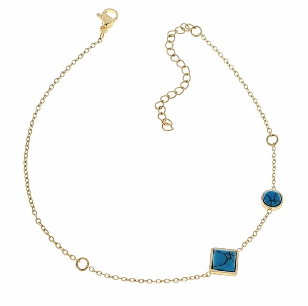 ARMBAND GOLD CELEBRITY EDELSTAHL
