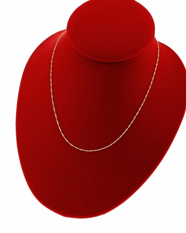Gold vergoldete Kette 18 Karat Xuping
