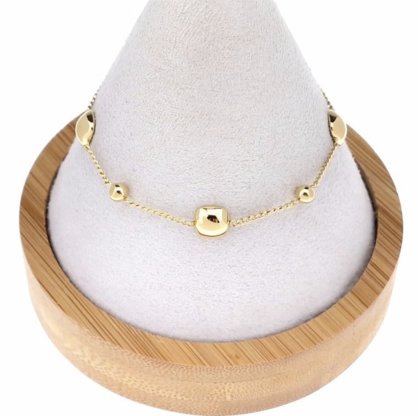 ARMBAND GOLD CELEBRITY EDELSTAHL