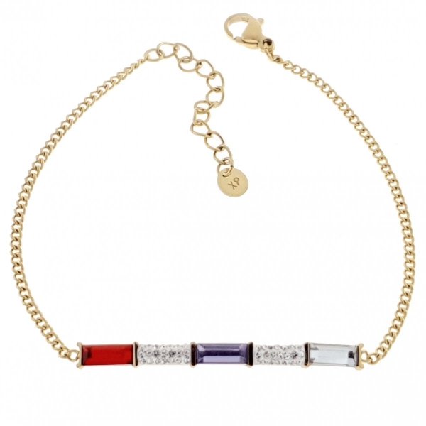 ARMBAND GOLD CELEBRITY EDELSTAHL