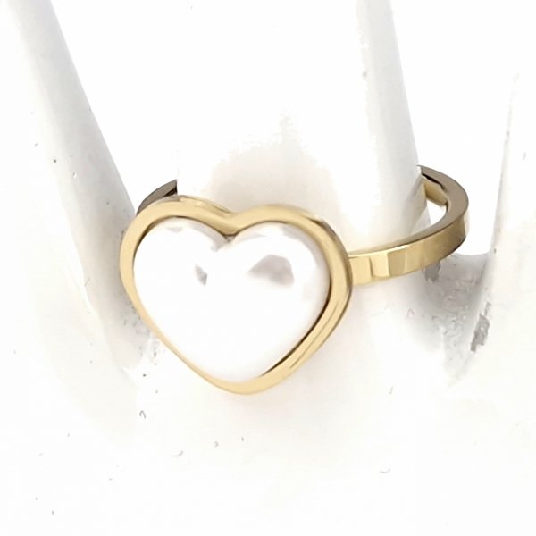 Ring 19,00 mm, goldener Edelstahl