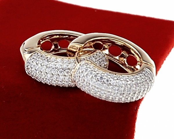 exklusive swarovski vergoldete ohrringe